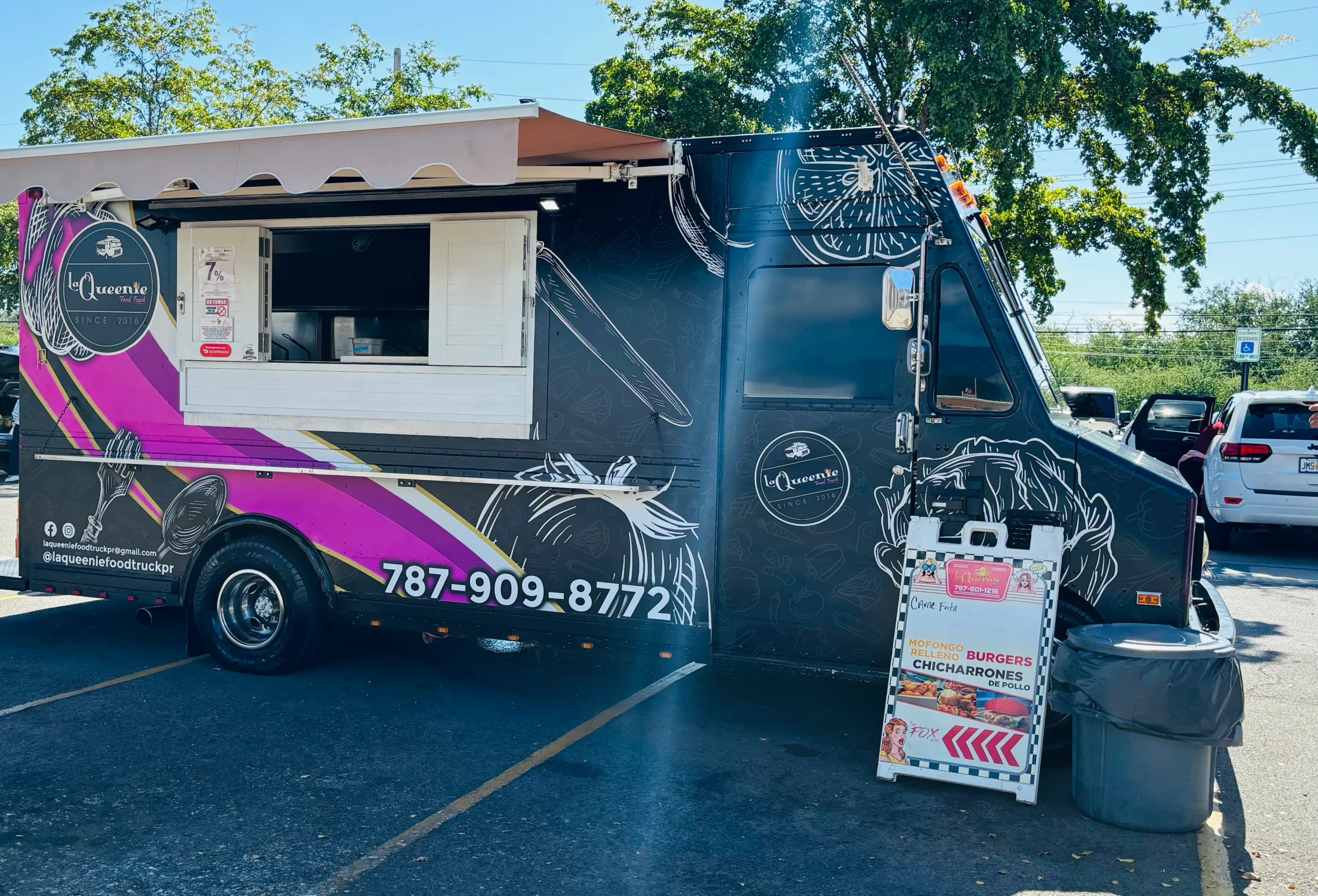 La Queenie food truck at grand opening
