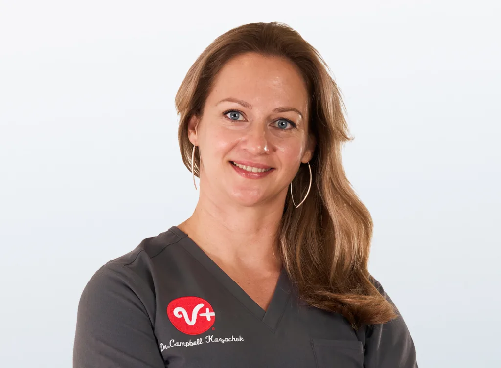 A portrait of a veterinarian.