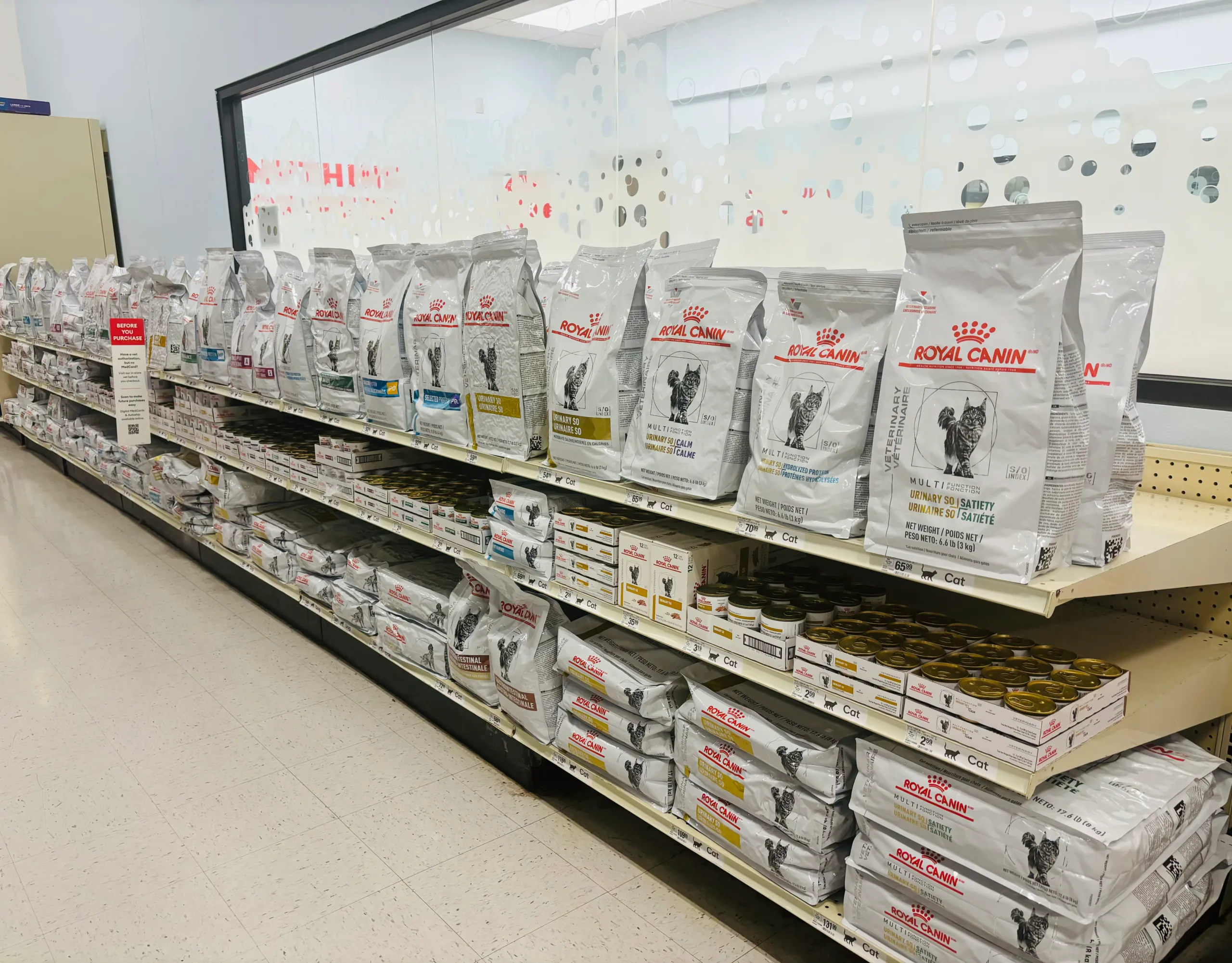 Royal Canin food selection